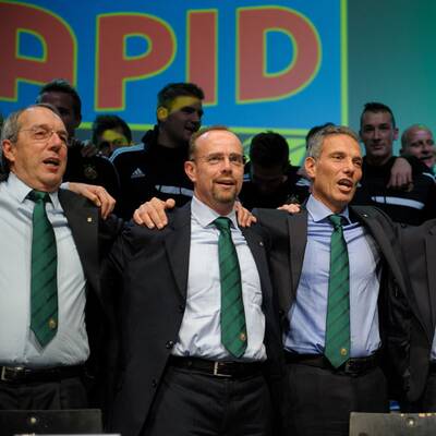 Bilder von der Rapid-Hauptversammlung