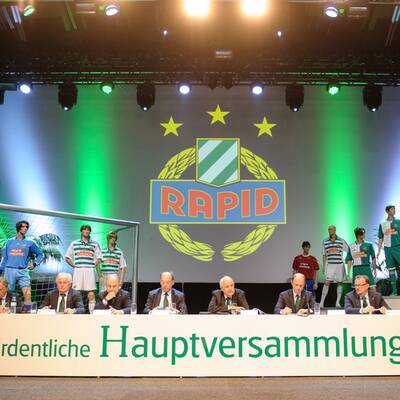 Bilder von der Rapid-Hauptversammlung