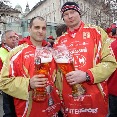 Die besten Bilder der KAC-Meisterfeier