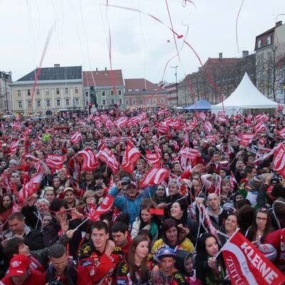 Die besten Bilder der KAC-Meisterfeier