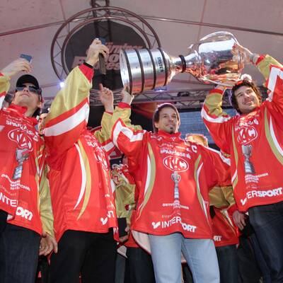 Die besten Bilder der KAC-Meisterfeier