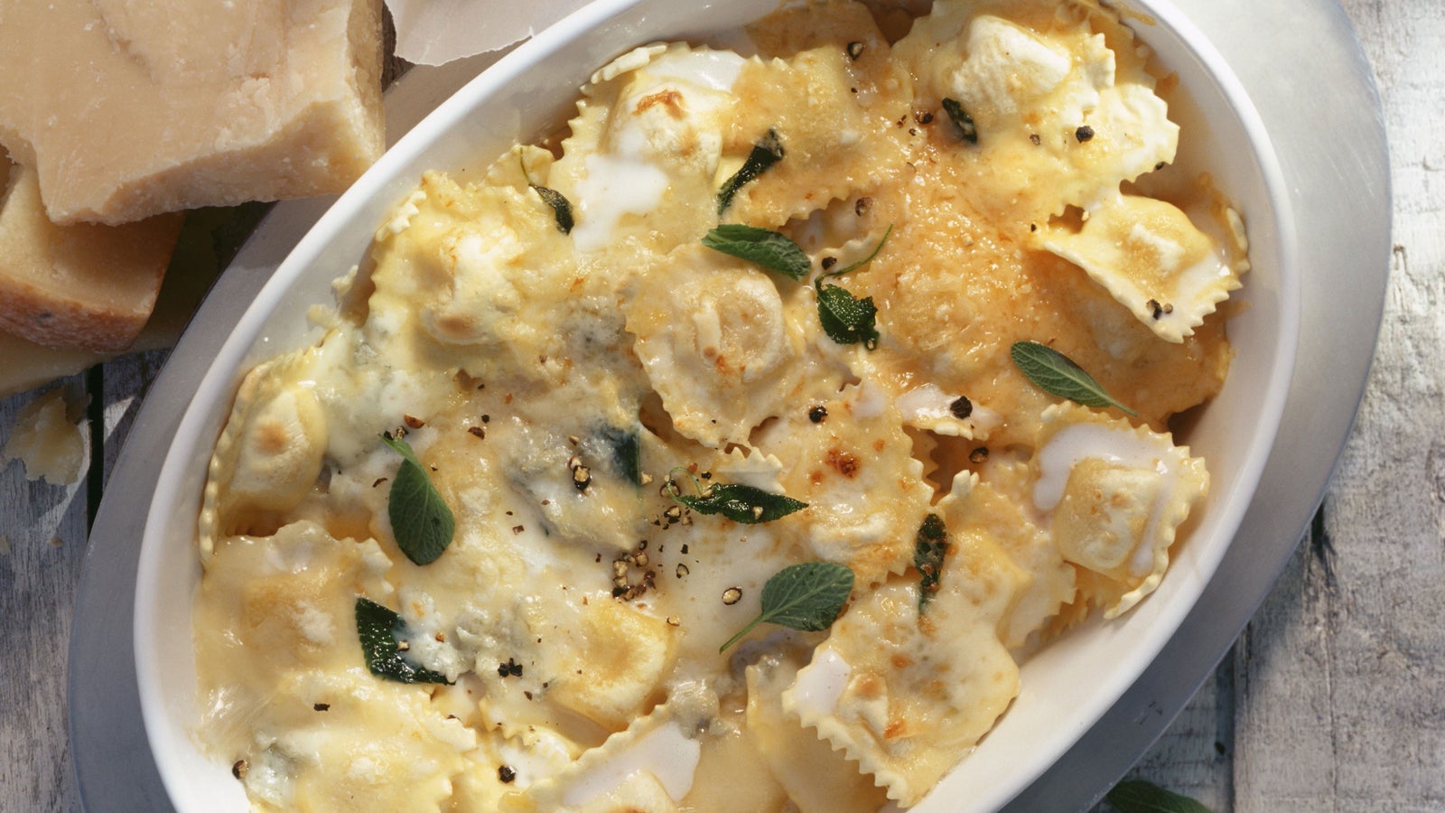 Ravioli mit Käse überbacken - Cooking