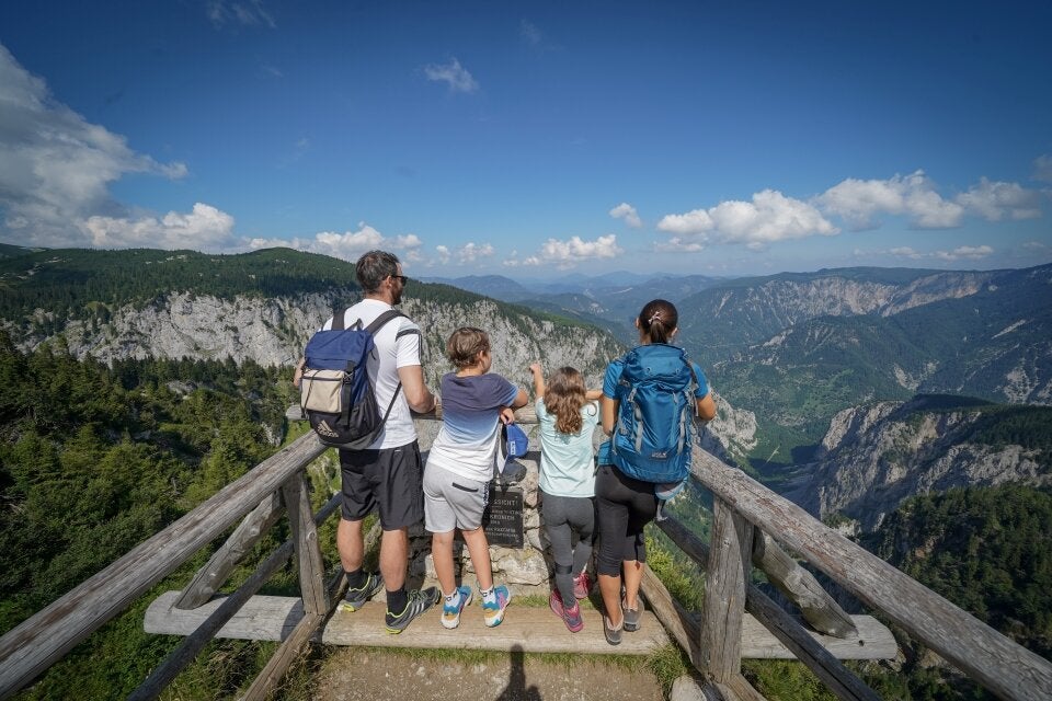 Rax Seilbahn Sommer 26 Höllental Aussicht