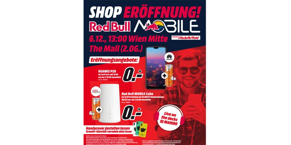 Erster Red Bull Mobile Store wurde eröffnet