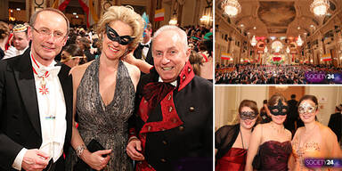 Maskentanz bei der Rudolfina-Redoute