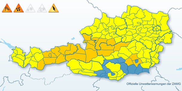 Schnee mitten im Sommer