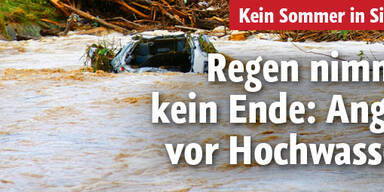 Der Regen nimmt kein Ende