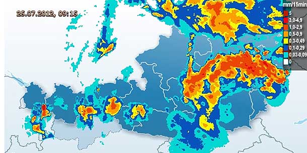 Blitz legte Franz-Josefs-Bahn lahm