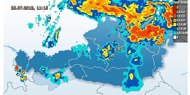Blitz legte Franz-Josefs-Bahn lahm
