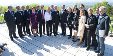 Neustart  der Regierung am Kahlenberg