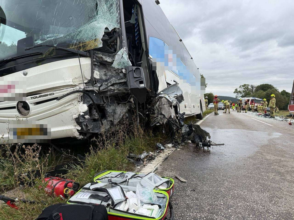 Reisebus-Toter Laab im Walde