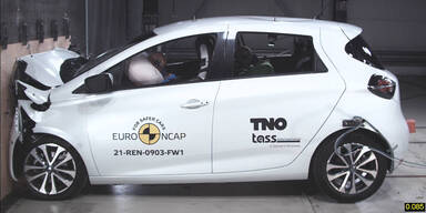 Elektroautos von Renault versagen im Crashtest