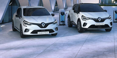 Captur Plug-in-Hybrid und Clio Hybrid starten