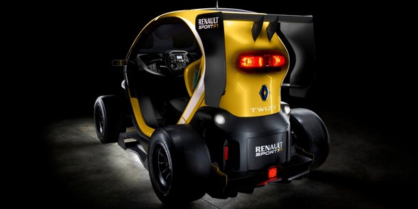 Formel 1-Ausgabe vom Renault Twizy