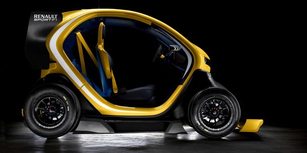 Formel 1-Ausgabe vom Renault Twizy