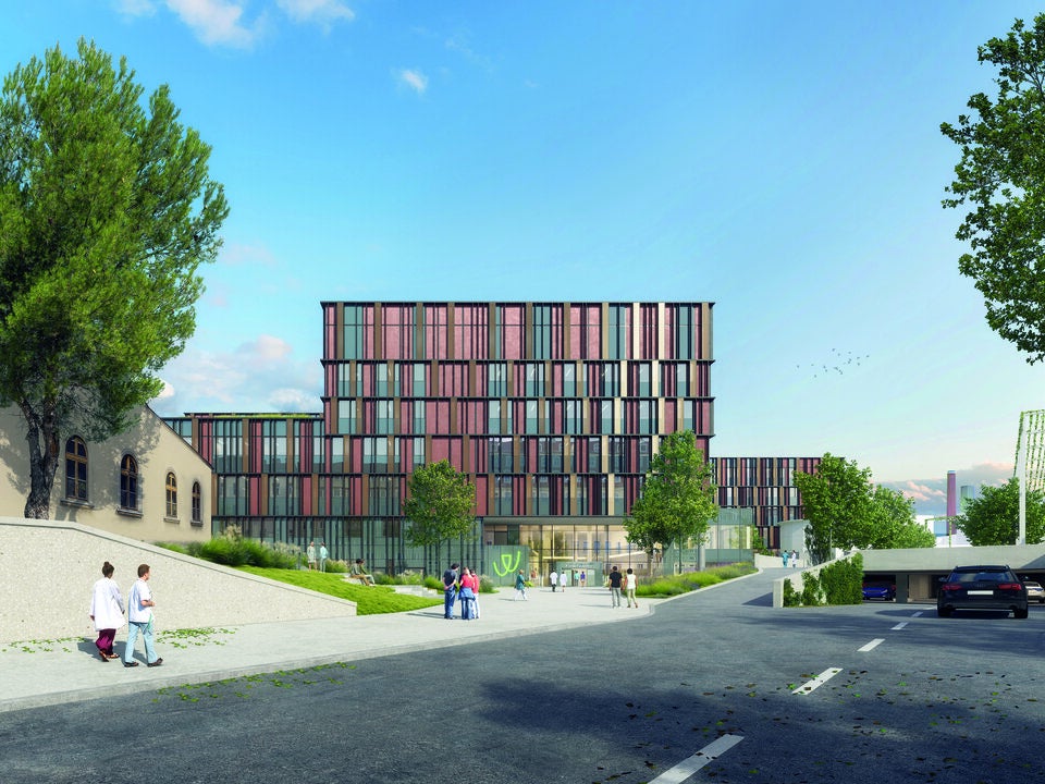 Der Zentralbau wird in Etappen bis 2035 komplett fertiggestellt.