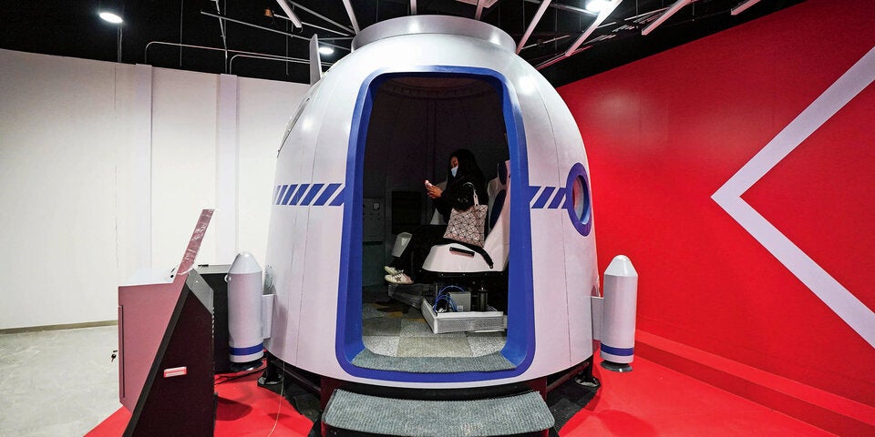 Im Olympischen Dorf wartet auf Mayer & Co ein Rennsimulator.