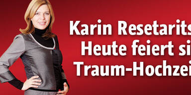 Heute heiratet Karin Resetarits