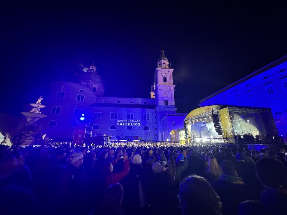 Wanda und Christina Stürmer ließen den Residenzplatz wieder beben