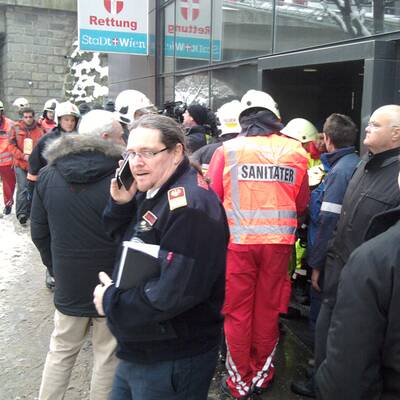 Schnellbahn-Unfall auf der Wiener Vorortelinie 