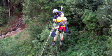 Berge Tirol Rettung Deutscher verirrt