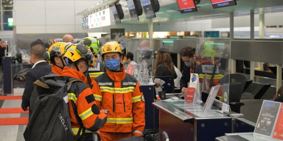 Wiederaufbau nach dem Erdbeben