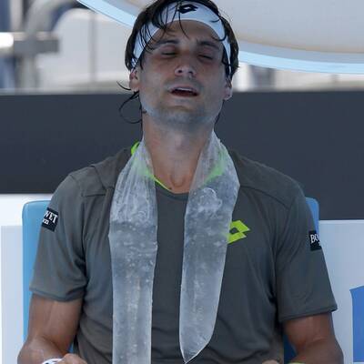  Die Hitze-Fotos von den Australian Open