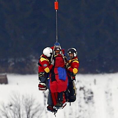 Die Bilder zum Sturz von Lindsey Vonn