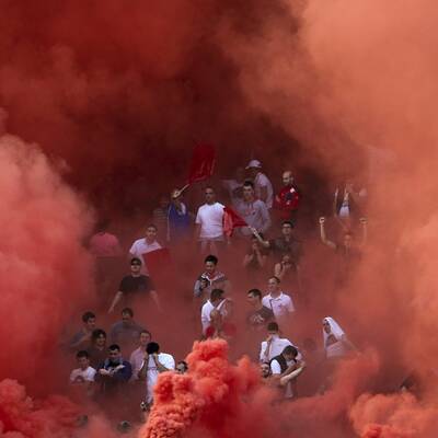 Hooligan-Krieg in Belgrad