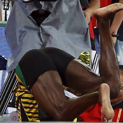 Kamera-Depp mäht Bolt um