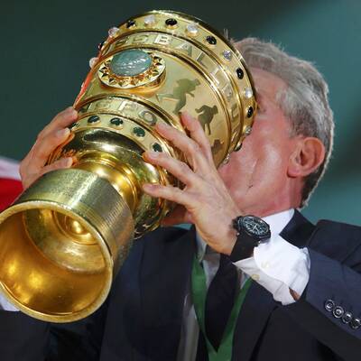 So feiern die Bayern den Pokal-Titel