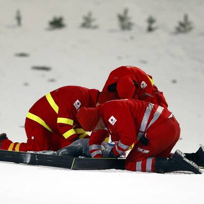 Die Bilder zum Horror-Sturz von Ammann