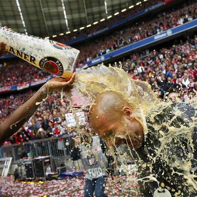 So feiern die Bayern den Titel