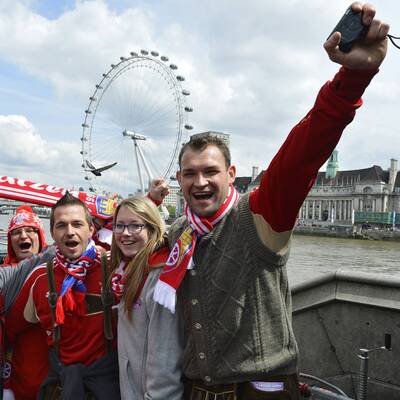 CL-Finale: Deutsche Fans erobern London