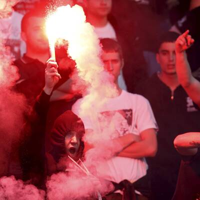 Hooligan-Krieg in Belgrad