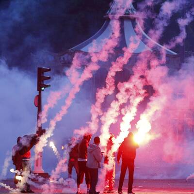 Fan-Randale bei PSG-Meisterfeier