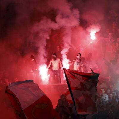Hooligan-Krieg in Belgrad