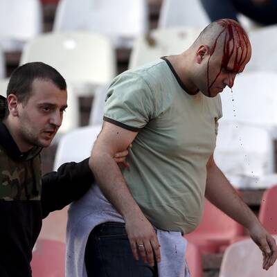 Hooligan-Krieg in Belgrad