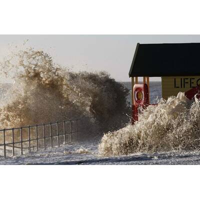 Sturmflut an der Nordsee