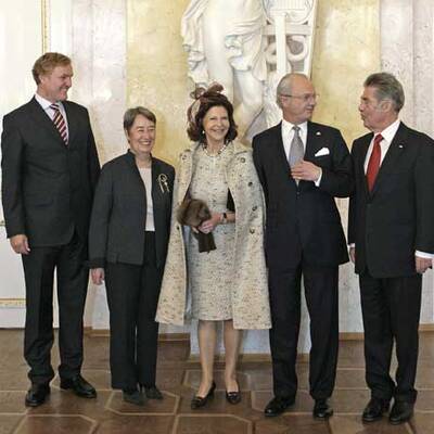 König Carl XVI. Gustaf und Königin Silvia in Wien