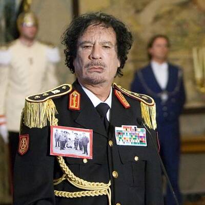 Gaddafi in Rom