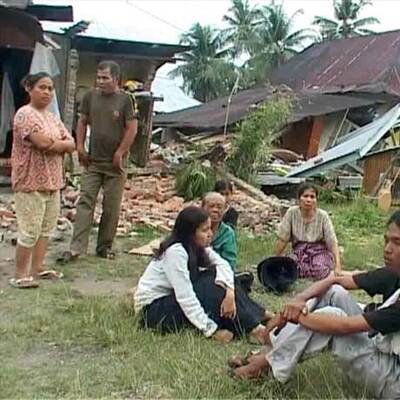 Schweres Beben in Sumatra