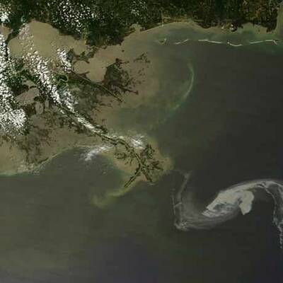 Satellitenbilder des Golfs von Mexiko