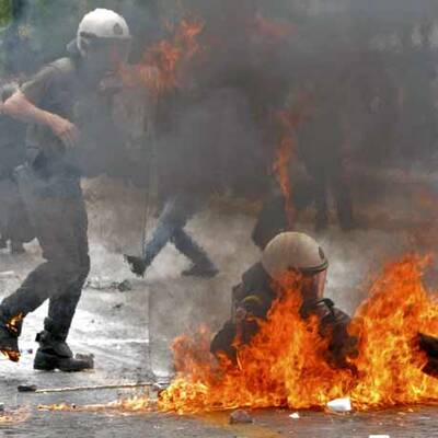 Bereits Kriegszustände in Athen