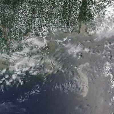 Satellitenbilder des Golfs von Mexiko