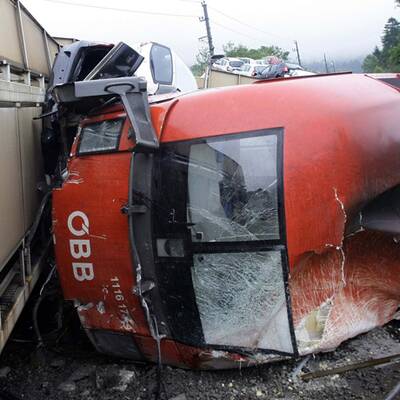 Zug in Vorarlberg entgleist