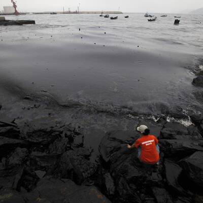 Ölkatastrophe vor China