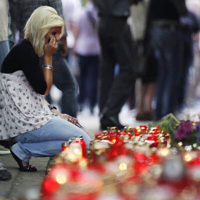 Gedenken an die 21 Todesopfer bei der Loveparade