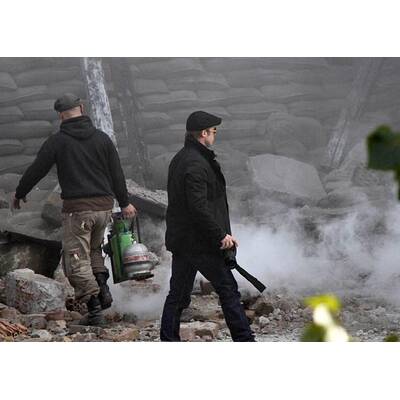 Brad Pitt: Setbesuch bei Angelina Jolie