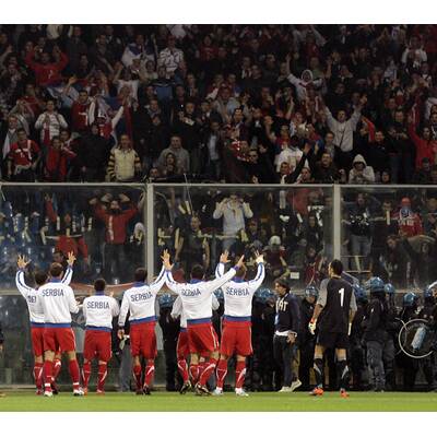 Italien-Serbien abgebrochen